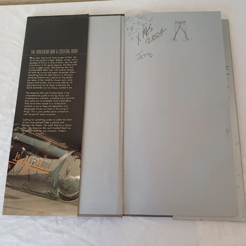 The American Bar & Cocktail Book by Jonathan Goodall, Vintage 2004